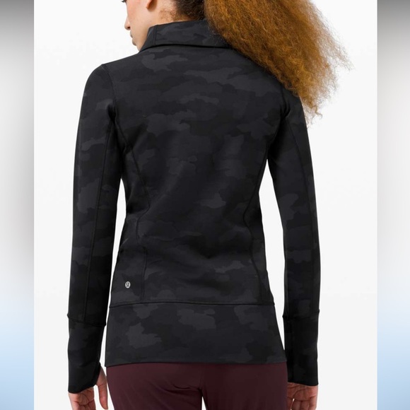 Lululemon In Stride Jacket Heritage 365 Camo Deep Coal Multi Size 4 - Picture 10 of 10